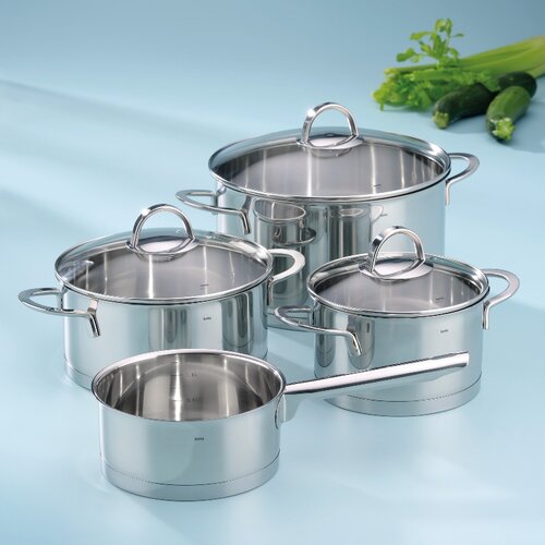 Kela Zestaw naczyń CAILIN, stal nierdzewna, 7 szt.