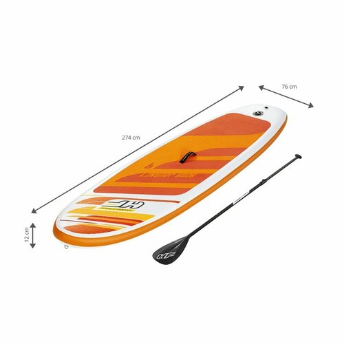 Bestway Aqua Journey Set Paddle Board, 274 x 76 x 12 cm