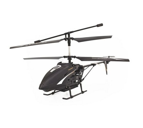 Venkovní tříkanálový 38 cm vrtulník s kamerou, Bud, černá