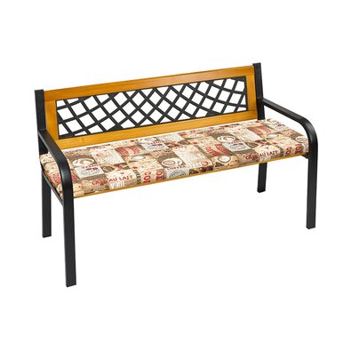 Bellatex Sedák na lavicu hladký Káva, 40 x 120 cm