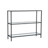 Metallregal D100, schwarz