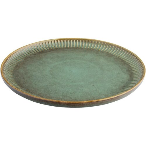 Altom Set mit 2 flachen Tellern Reactive Sage 26 cm