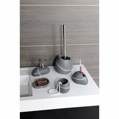 RIDDER 22190407 Little rock WC krtača zapostavitev, siva