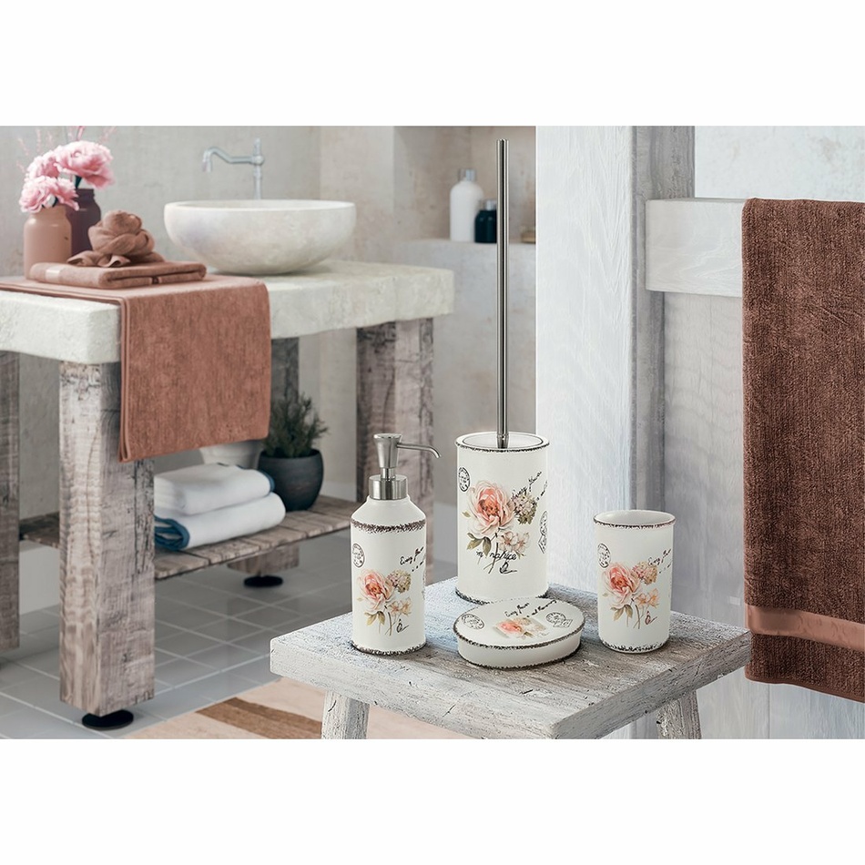 GEDY CI3302 Clothilde WC kefe, kerámia termék 2. képe