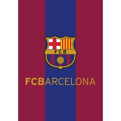Koc z polara FC Barcelona, 140 x 200cm