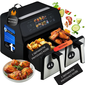 ProfiCook FR 1287 H dupla forrólevegős fritőz, 8 l