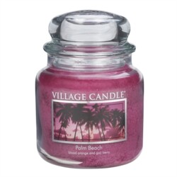 Village Candle illatgyertya, Pálmafás part - Palm Beach, 397 g