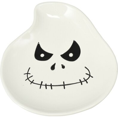 Halloween dekorációs tálca Szellem, 16 cm