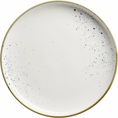 Mäser Десертна тарілка Pintar White в синю крапку 22,5 см