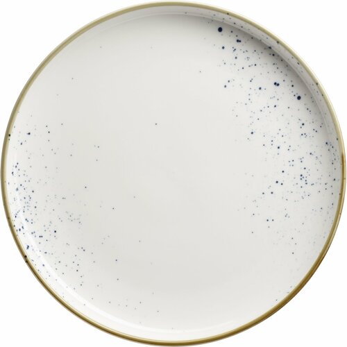 Mäser Desszert tál Pintar White kék pöttyös 22,5cm