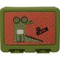 Cutie de plastic pentru gustări Hatu Crocodil, 18 x 7,5 x 13,5 cm
