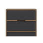 Noční stolek Elina Walnut Anthracite