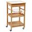 Kesper 25776 Küchenwagen mit Arbeitsplatte, 81 x 48 x 38 cm