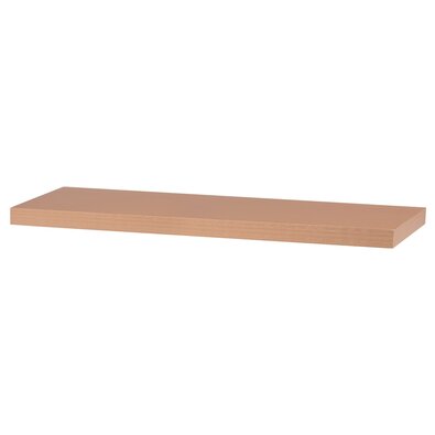 Wandregal Buche natur, 80 x 24 x 4 cm