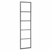 SAPHO Ska551 Ska uscător de prosoape pentrusprijin 42 x 170 x 2 cm, negru mat