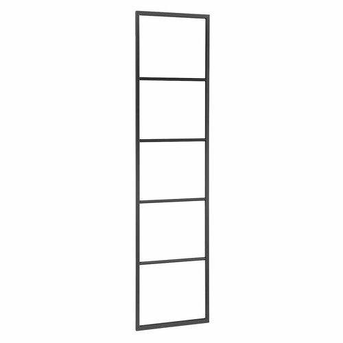 SAPHO Ska551 Ska uscător de prosoape pentrusprijin 42 x 170 x 2 cm, negru mat