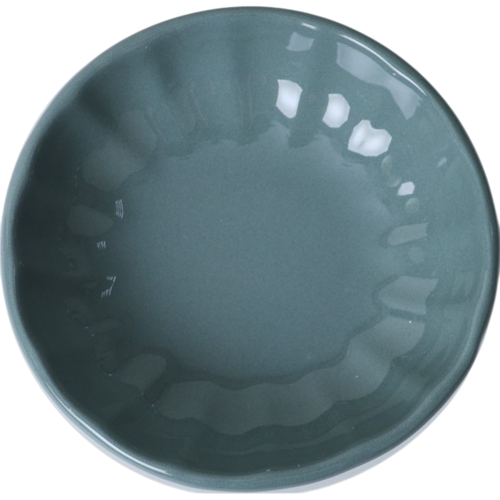 Sada 6 kameninových misek Laguna 12 cm, petrolejová