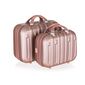 Pretty UP ABS25 keményfalú bőrönd,  méret 17, rózsaszín