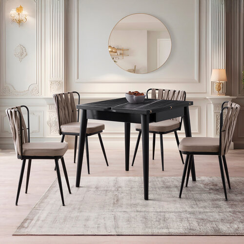 Esstisch Totem Black Marble