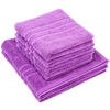 Sada ručníků a osušek Classic fialová, 4 ks 50 x 100 cm, 2 ks 70 x 140 cm