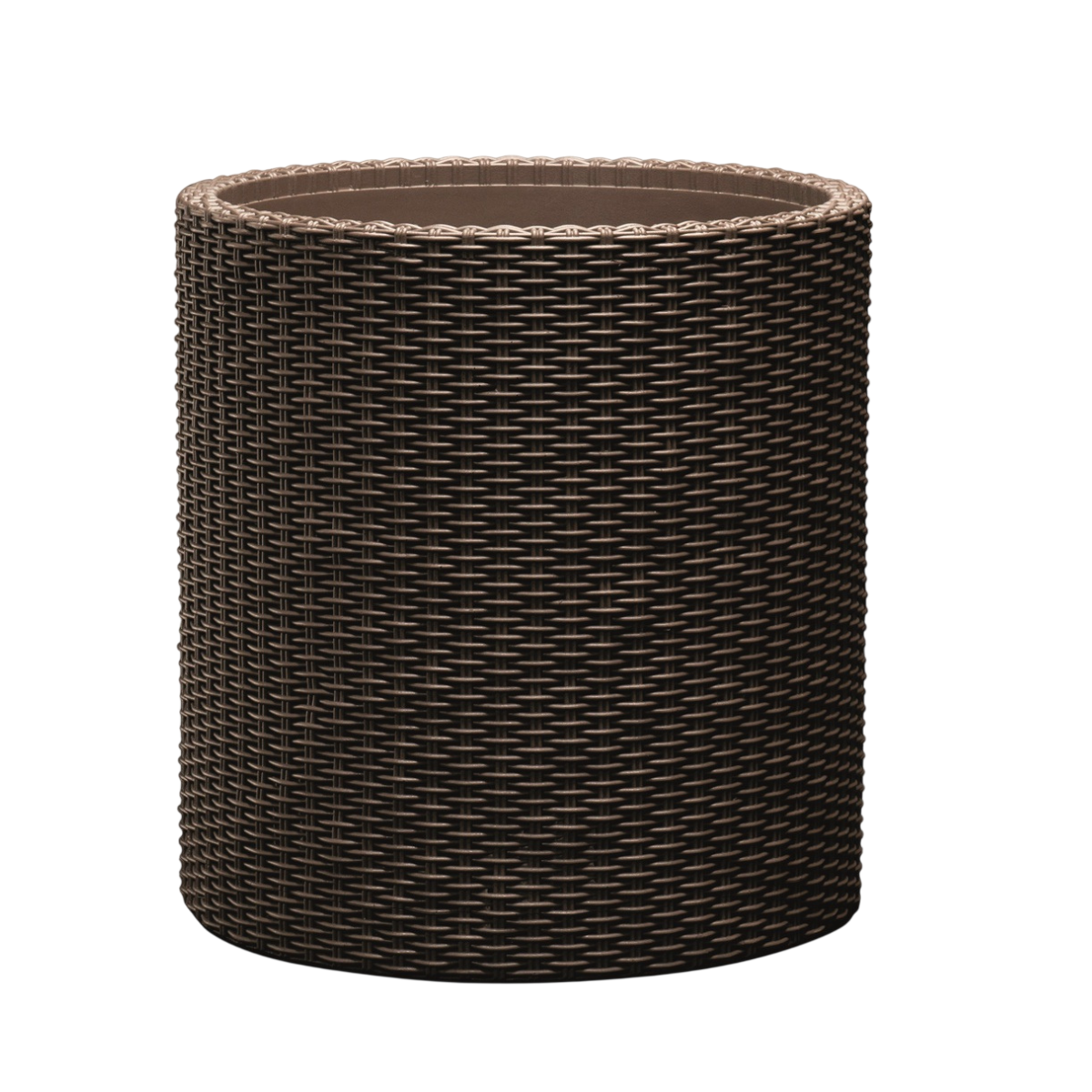 Keter květináč Cylinder M 18 l, hnědá