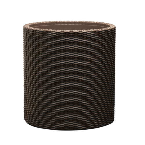 Keter Cylinder M 18 l virágcserép, barna