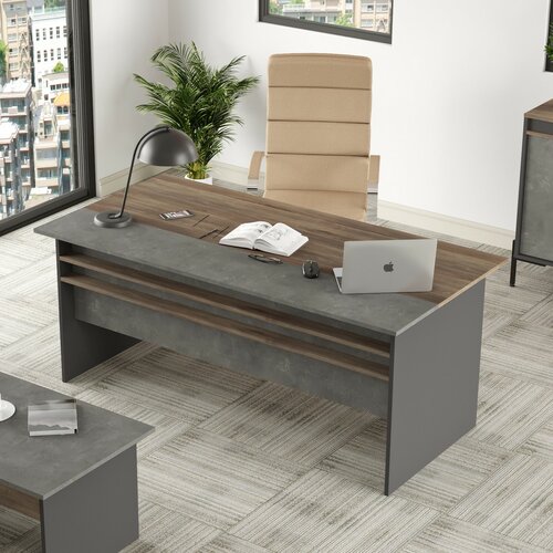 Biurko Velma Grey and Brown
