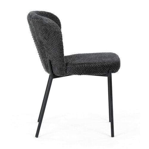 Étkezőszék garnitúra Bouclé CT-W1077 GREY2, 4 db