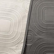 4Home Narzuta na łóżko Doubleface taupe/beżowy, 220 x 240 cm, 2x 40 x 40 cm