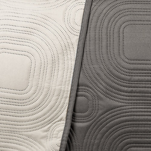 4Home Pregrinjalo za posteljo Doubleface taupe/bež, 220 x 240 cm, 2x 40 x 40 cm