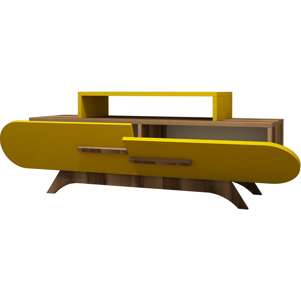 Televízny stolík Rose Walnut Yellow