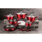 Set de oale de gătit Berlinger Haus 18 piese Burgundy Metallic Line