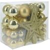 Weihnachtsschmuck-Set Trim 54 St., Goldgold,