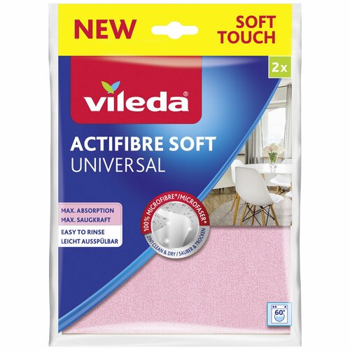 Vileda Actifibre Soft mikroszálas törlőkendő, 1 db