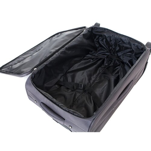 Pretty UP Valiză de călătorie din material textilTEX15 M, gri