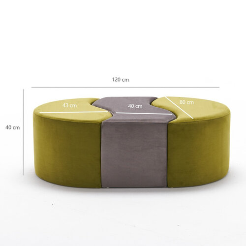 Taburet Alya Puf Green