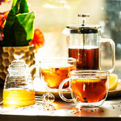 4Home Steklena posoda za med Honey