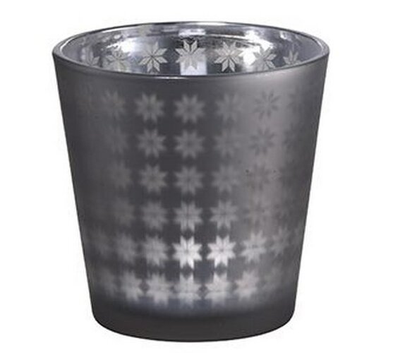 Madam Stoltz świecznik  z wzorem kwiatów złoty