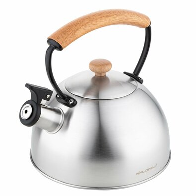 Florina Natura Line rozsdamentes acél vízforraló kanna, 2,3 l, ezüst