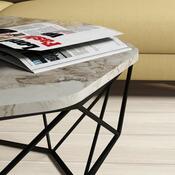 Couchtisch Diamond White Marble