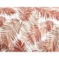Palms Brown pamut ágynemű, 220 x 200 cm, 2 db 70 x 90 cm