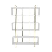 Knihovna Bruti White and Gold