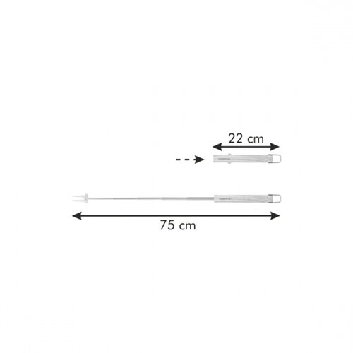 Tescoma Furculiță telescopică PRIVILEGE, 75 cm