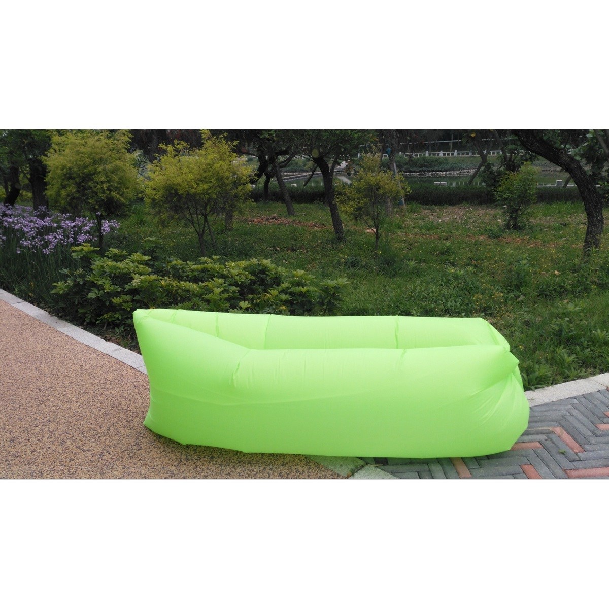 Samonafukovacie vrece Lazy Bag, svetlozelená