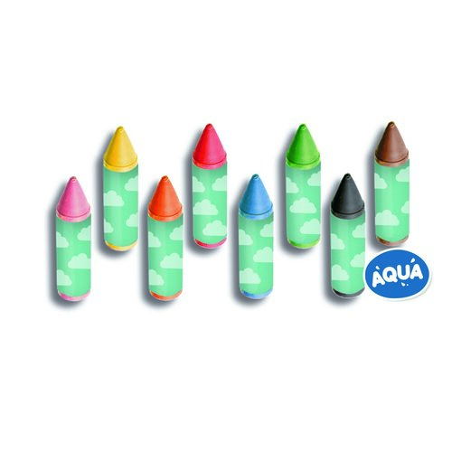 SES Malowanie w wannie - kredki woskowe, 8 szt.