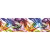 Samolepilna bordura Barvni dim, 500 x 14 cm
