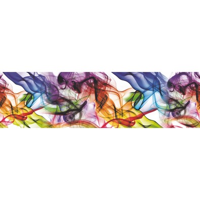 Samolepilna bordura Barvni dim, 500 x 14 cm