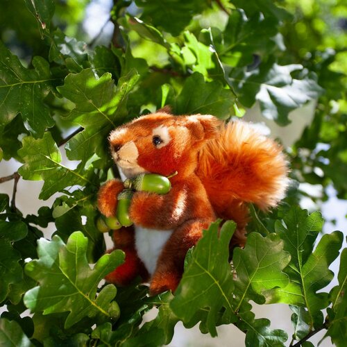 Rappa Плюшева білка 18 см ECO-FRIENDLY