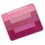 Bellatex Badteppich Bany ohne Ausschnitt Parketten Rosa, 60 x 50 cm