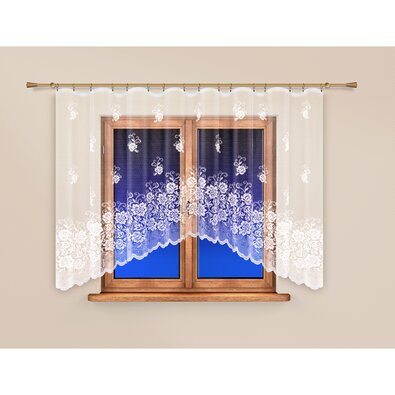 4Home Gardine Flowers, 250 x 120 cm